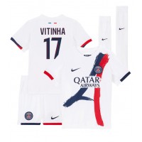 Paris Saint-Germain Vitinha #17 Replica Away Minikit 2024-25 Short Sleeve (+ pants)